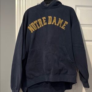 Team Apparel Navy Notre Dame Hoodie